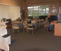 seniors lounge photo at Pitt Meadows Family Rec centre